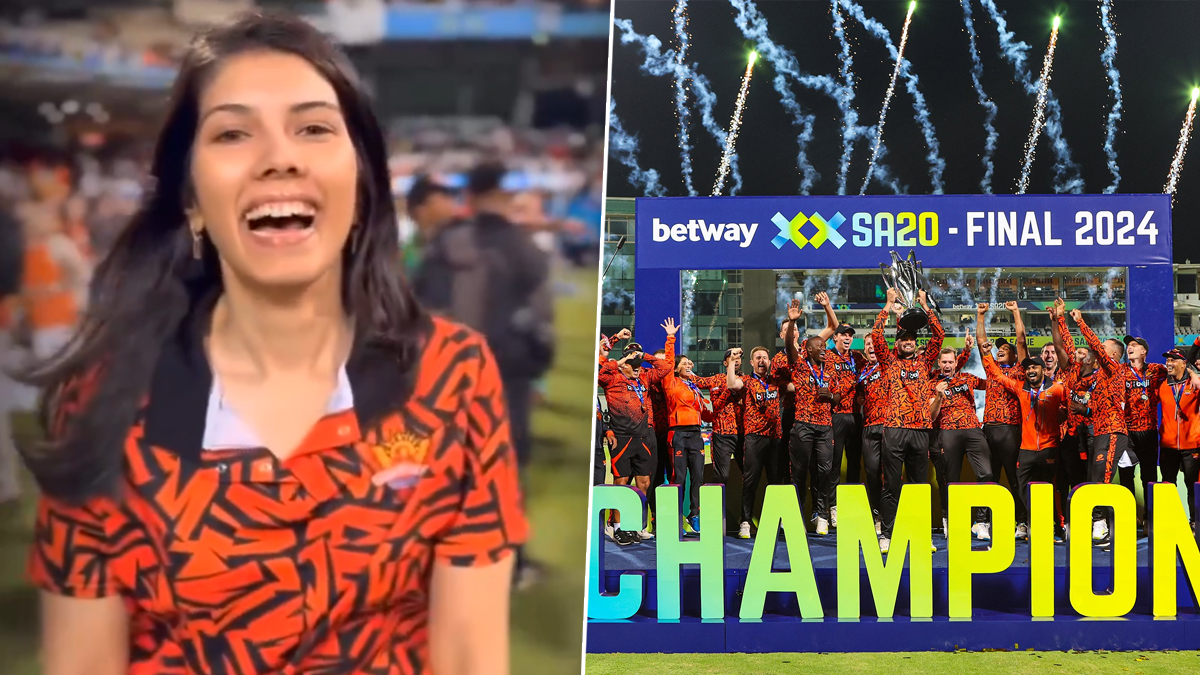 Watch Kavya Marans Celebration Goes Viral After Sunrisers Eastern