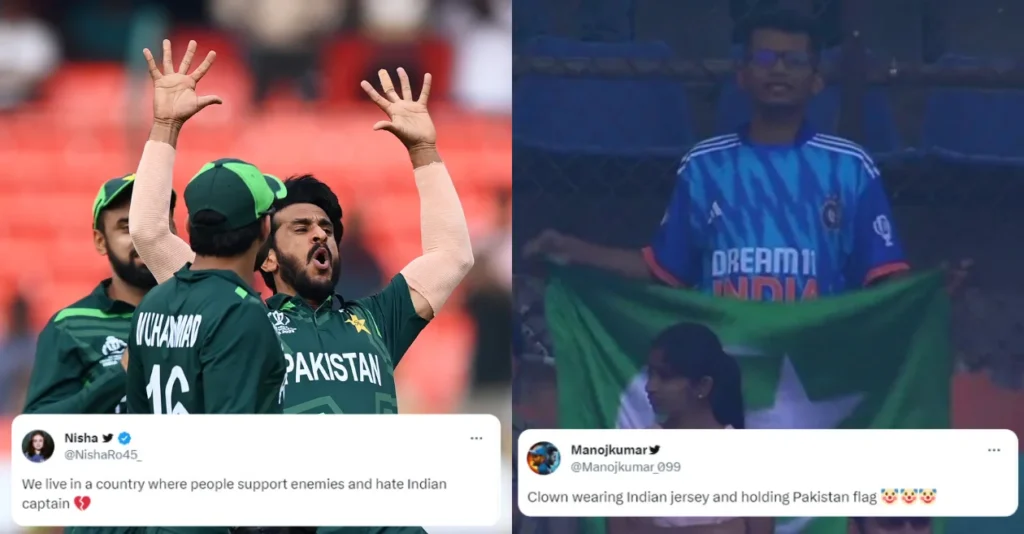 Controversy erupts as fan wearing Team India jersey waves Pakistan flag in Hyderabad NjwT5l