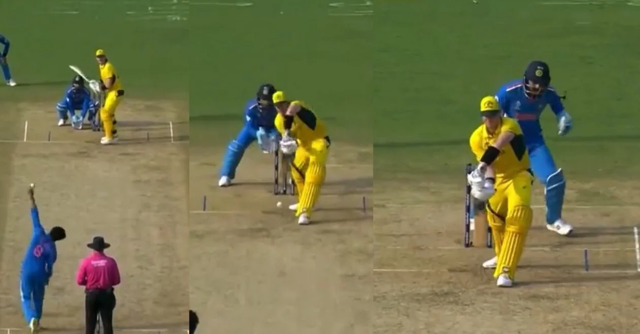 Ravindra Jadeja cleans up Steve Smith in IND AUS CWC 2023 clash KHOufR