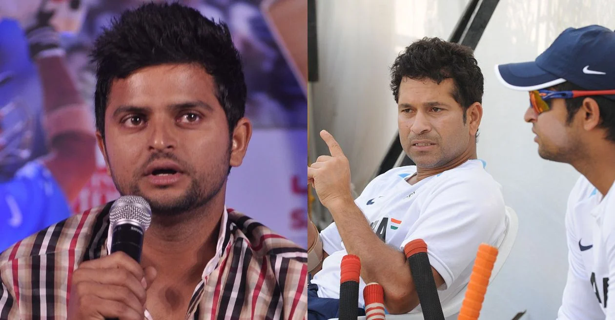 Suresh Raina and Sachin Tendulkar pWLET4