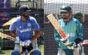 Rohit Sharma and Babar Azam in nets 300x188 VTel0Q