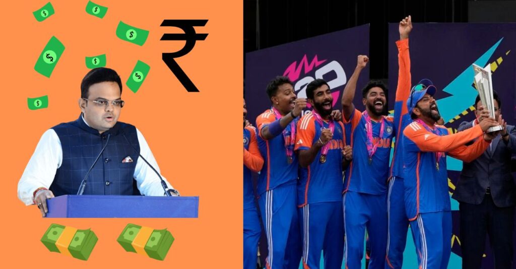 T20 World Cup 2024 BCCI rewards victorious Indian Team with a massive prize money K1vWli