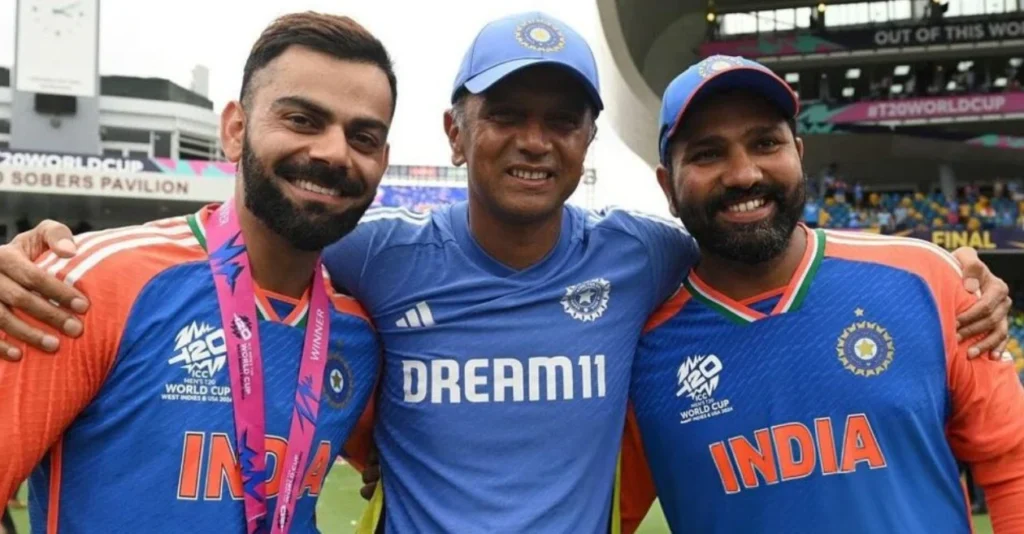 Virat Kohli Rahul Dravid Rohit Sharma crYGUE